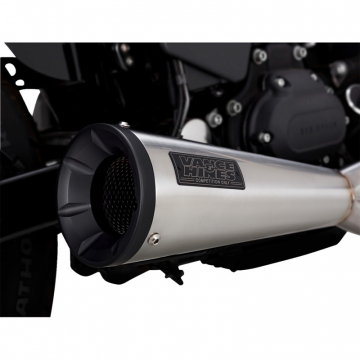 view Vance & Hines 27325 2-into-1 Upsweep Exhaust, Brushed for Harley Dyna '91-'17