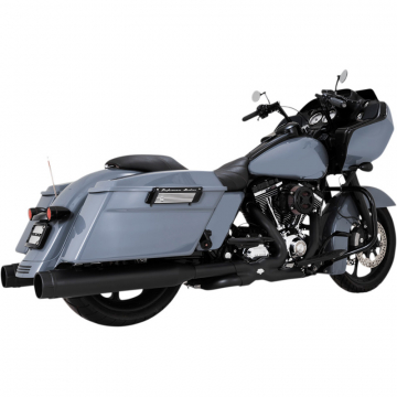 view Vance & Hines 46673 4.5" Torquer Slip-on Exhausts, Black for Harley Touring '95-'16