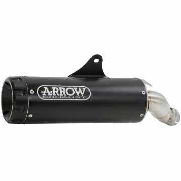 view Arrow 74512RBN Rebel Full Exhaust, Aluminum Dark Cap for Kawasaki Vulcan S 650 '20-