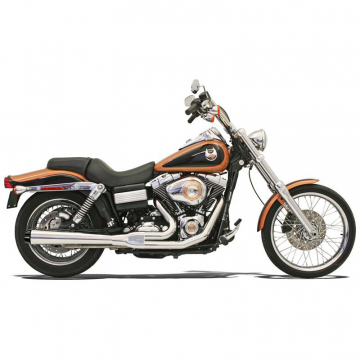 view Bassani 13311R Road Rage 2:1 Long Megaphone Exhaust, Chrome for Harley Dyna '91-'05