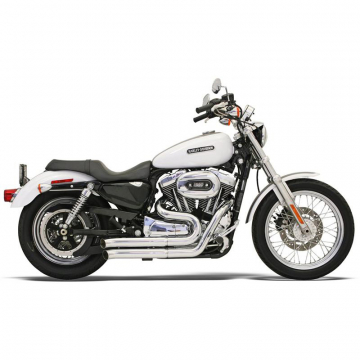 view Bassani 14113D Chrome FireSweep Series 2:2 Full Exhaust for Harley Sportster '07-'13