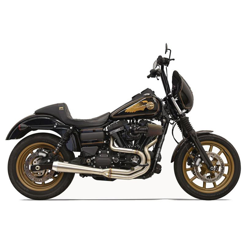 Bassani 1D2SSL Greg Lutzka 2:1 Exhaust System, Stainless for Harley ...