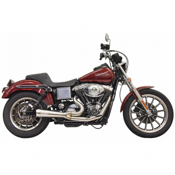 view Bassani 1D5SS Stainless Road Rage Ripper 2:1 Exhaust for Harley Dyna '91-'05