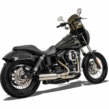 view Bassani 1D7SS Stainless Road Rage Ripper 2:1 Super Bike Exhaust for Harley Dyna '06-'17