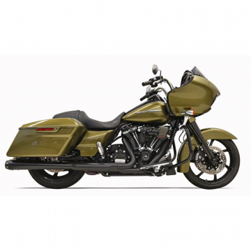 view Bassani 1F17RB Crossover Eliminator Slip-on Exhaust, Black for Harley Baggers '17-'19