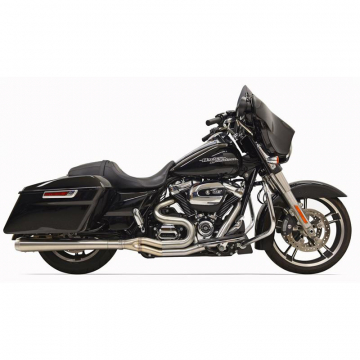 view Bassani 1F21SS Stainless Road Rage III Long 2:1 Full Exhaust for Harley Baggers '17-