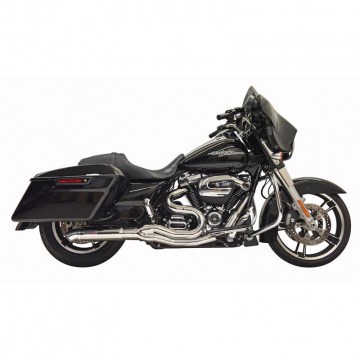 view Bassani 1F88C Chrome Road Rage II 2:1 Full Exhaust for Harley Baggers '17-'21