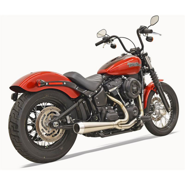 Bassani 1S72SS Stainless Road Rage III 2:1 Exhaust for Harley 