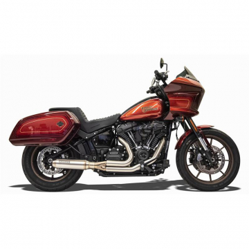 view Bassani 1S78SS Stainless Road Rage 2:1 Exhaust for Harley Softail models '18-'22