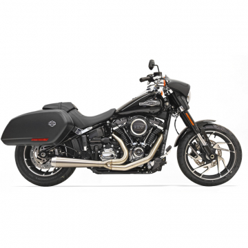 view Bassani 1S81SS Stainless Road Rage 2:1 Exhaust for Harley Softails '18-'22