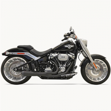 view Bassani 1S94RB Black Road Rage 2:1 Full Exhaust for Harley Softails '18-'21