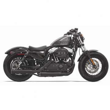 view Bassani 1X27TB 3" Black Firepower Slip-on Exhausts for Harley Sportster '14-'20