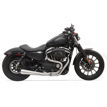 view Bassani 1X42SS Stainless Road Rage III 2:1 Full Exhaust for Harley Sportster '86-'03