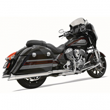 view Bassani 8C16S Chrome True Dual 2:2 Full Exhaust for Indian Roadmaster & Chieftain '15-
