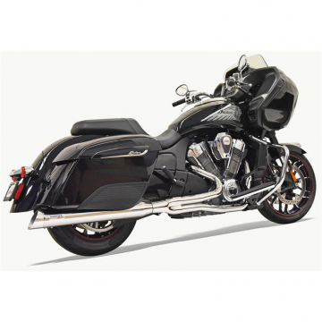 view Bassani 8H18S Chrome Road Rage 2:1 Full Exhaust for Indian Challenger (2020-)