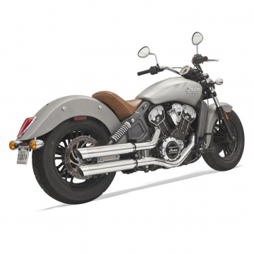 view Bassani 8S17SC 3" Chrome Slip-on Exhausts for Indian Scout (2015-)