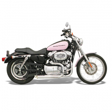 view Bassani XL-325F Chrome Pro Street 2:2 Full Exhaust for Harley Sportster '86-'03