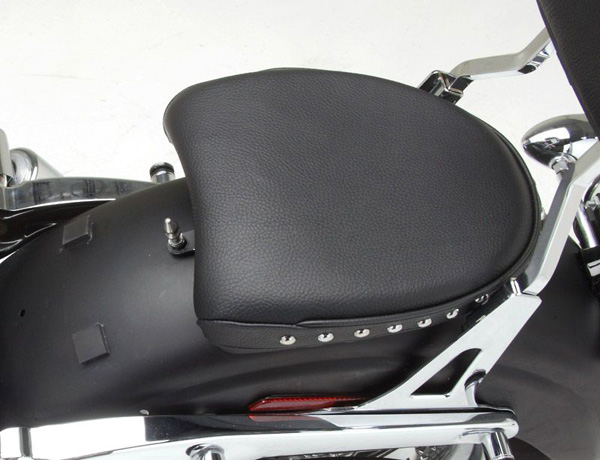 Pillion pad with Studs installed