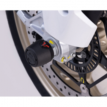 view Sw-Motech STP.17.176.10100/B Front Axle Sliders for Moto-Guzzi V100 Mandello '23-