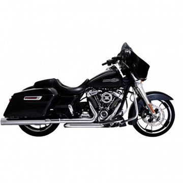 view Vance & Hines 17351 Dresser Dual Exhausts, Chrome for Harley Touring '17-