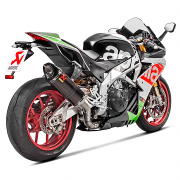 view Akrapovic S-A10E8-RC Evolution Line Full Exhaust for Aprilia RSV4 models