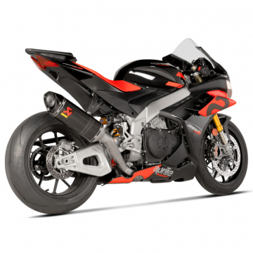 view Akrapovic S-A10E9-RC Evolution Line Full Exhaust for Aprilia RSV4/Tuono V4 models