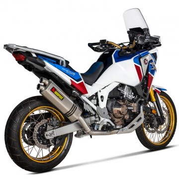 view Akrapovic S-H11R2-WT/2 Racing Line Full Exhaust for Honda Adventure Sports '20-'21