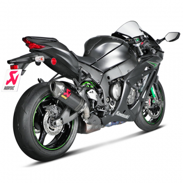 view Akrapovic S-K10SO16-HZC Slip-on Line Exhaust, Carbon for Kawasaki Ninja ZX-10R / RR '16-'20