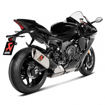 view Akrapovic S-Y10SO18-HAPLT Slip-on Line Triangle Exhaust, Titanium for Yamaha YZF-R1 '15-