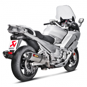 view Akrapovic S-Y13SO3-HT Slip-on Line Triangle Exhausts, Titanium for Yamaha FJR1300 '13-'19