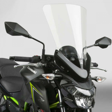 view National Cycle N20135 VStream+ Touring Windscreen, Clear for Kawasaki Z650 '17-'19