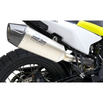 view SC-Project HU08-121T X-Plorer II Slip-On Exhaust for Husqvarna Norden 901 (2022-)