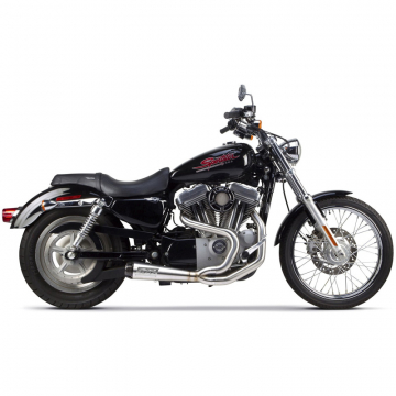 view Two Bros 005-4110199 Comp-S 2-1 Full Exhaust, Stainless for Harley Sportster '04-'13