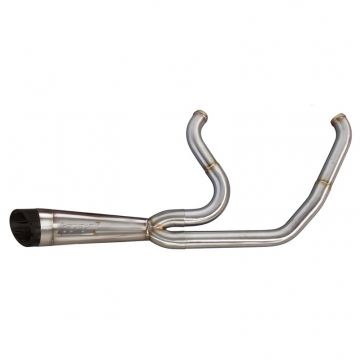 view Two Bros 005-5130199 Shorty Turnout Stainless Exhaust for Harley Dyna '06-'17