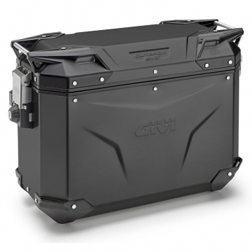 Givi OBKE37BRA Trekker Outback Evo Side Case Black Right, 37 Liter