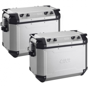 Givi OBKN48APACK2A Trekker Outback Monokey Side Cases Pair Aluminum, 48 Liter Each