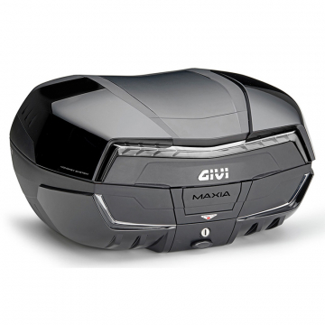 Givi V58NNTA Maxia 5 Tech Monokey Top Case Black with Clear Reflectors, 58 Liter