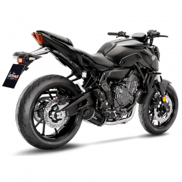 view LeoVince 14361E LV One Evo Full Exhaust, Carbon for Yamaha MT-07/XSR 700 & YZF-R7 '21-