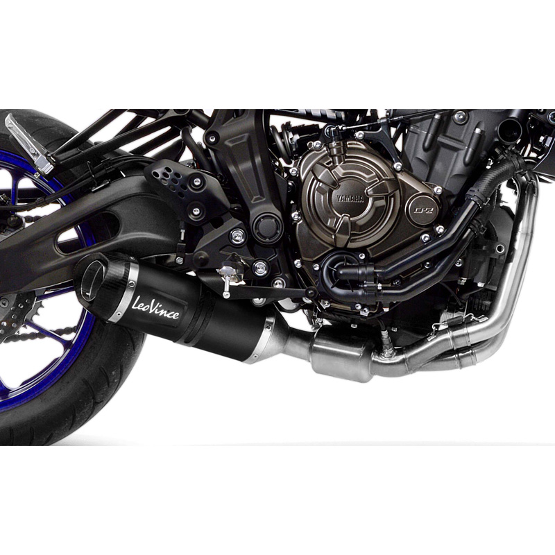 LeoVince 14251EB LV One Evo Black Full Exhaust For Yamaha MT 07 XSR700 Tracer 700 Accessories