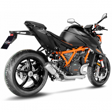 view LeoVince 15243 LV-10 Stainless Slip-on Exhaust for KTM 1290 Super Duke R/Evo '20-