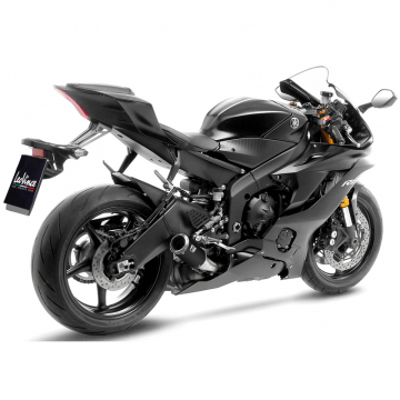 view LeoVince 15403B LV Corsa Black Slip-on Exhaust for Yamaha YZF-R6 '06-'20