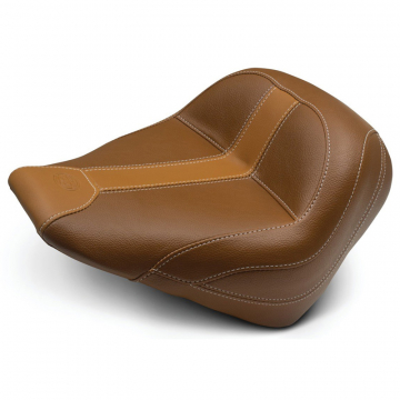 view Mustang 75376MV Standard Touring Solo Seat, Brown for Indian Scout/Sixty '15-'21