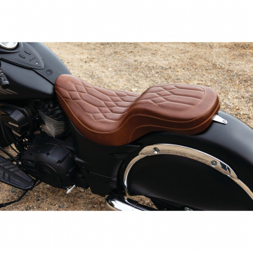 view Mustang 75398 Wide Tripper One-Piece Seat for Indian Chief/Chieftain models