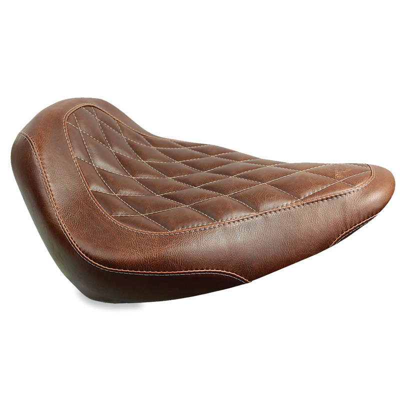 Mustang 76816 Wide Tripper Solo Seat, Brown for Harley Softail Standard ...