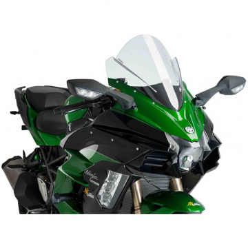 view Puig 9704W Z-Racing Windshield for Kawasaki Ninja H2 SX '18-