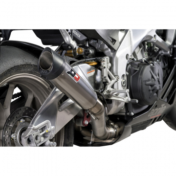 view QD AAPR0060011 Gunshot Slip-on Exhaust, Titanium for Aprilia RSV4 1000-1100 '18-