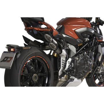 view QD AMVA0080021 Power-Gun 4 Slip-on Exhausts, Titanium for MV Agusta Brutale 1000RR '20-