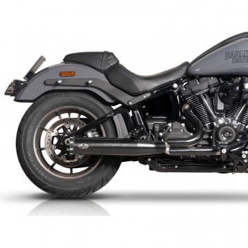 view V-Performance AHAR0340031 Full System 2-into-1 Exhaust, Revolver Dark for Harley Softail '21-