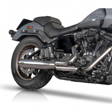 view V-Performance AHAR0340054 Full System 2-into-1 Exhaust, Revolver Satin for Harley Softail '21-