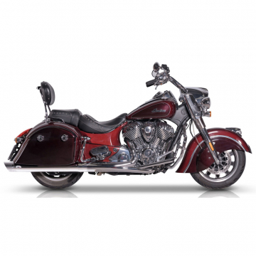 view V-Performance AIND0010001 Twin Exhausts, Revolver Chrome for Indian Chief '21-